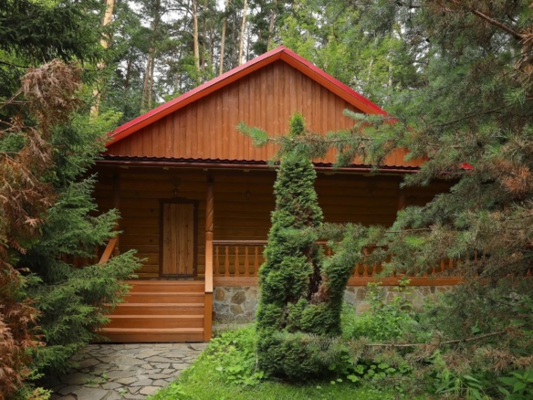 Кедровая баня — фасад