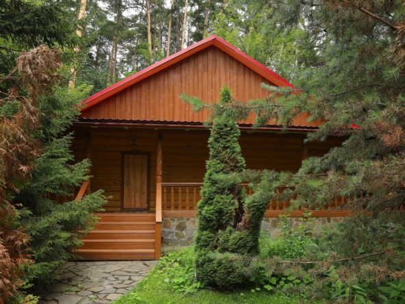 Кедровая баня — фасад